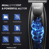 ماشین اصلاح وی جی آر مدل V-070 با تکنولوژی برش مستقیم و استیل ضد زنگ