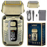 ماشین اصلاح وی جی آر مدل VGR V-337 ضد آب با تیغه استیل