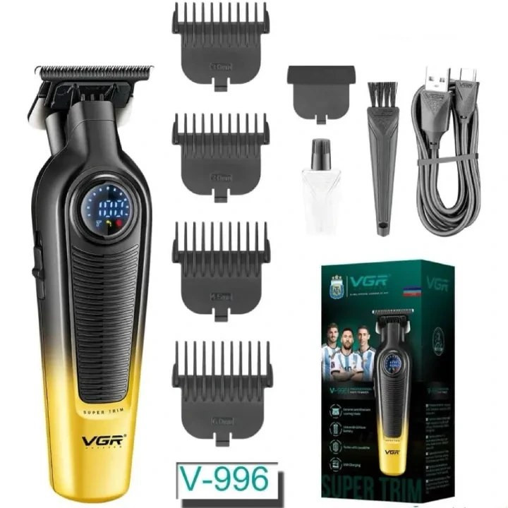 ماشین اصلاح وی جی آر مدل V-996 با تیغه سرامیک و برش مستقیم