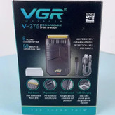 ماشین اصلاح وی جی آر مدل V-375 با تکنولوژی برش مستقیم و تیغه استیل ضد زنگ