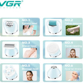 اپیلاتور ۶ کاره وی جی آر مدل V-733 ضد آب
