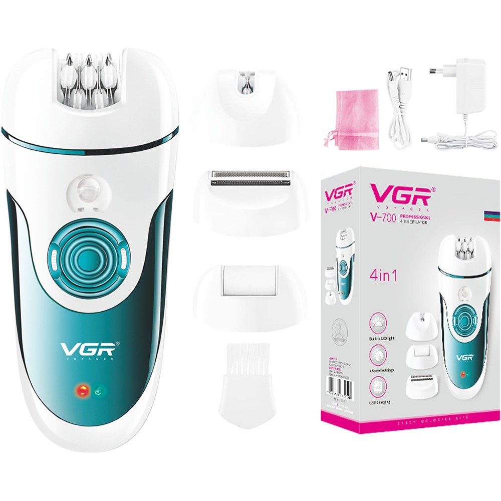 اپیلاتور ۴ کاره وی جی ار مدل V-700